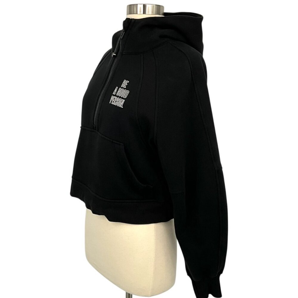 Lululemon x BAGP Scuba Oversized 1/2 Zip Hoodie Black Size XS / S Sweatshirt - Picture 3 of 7